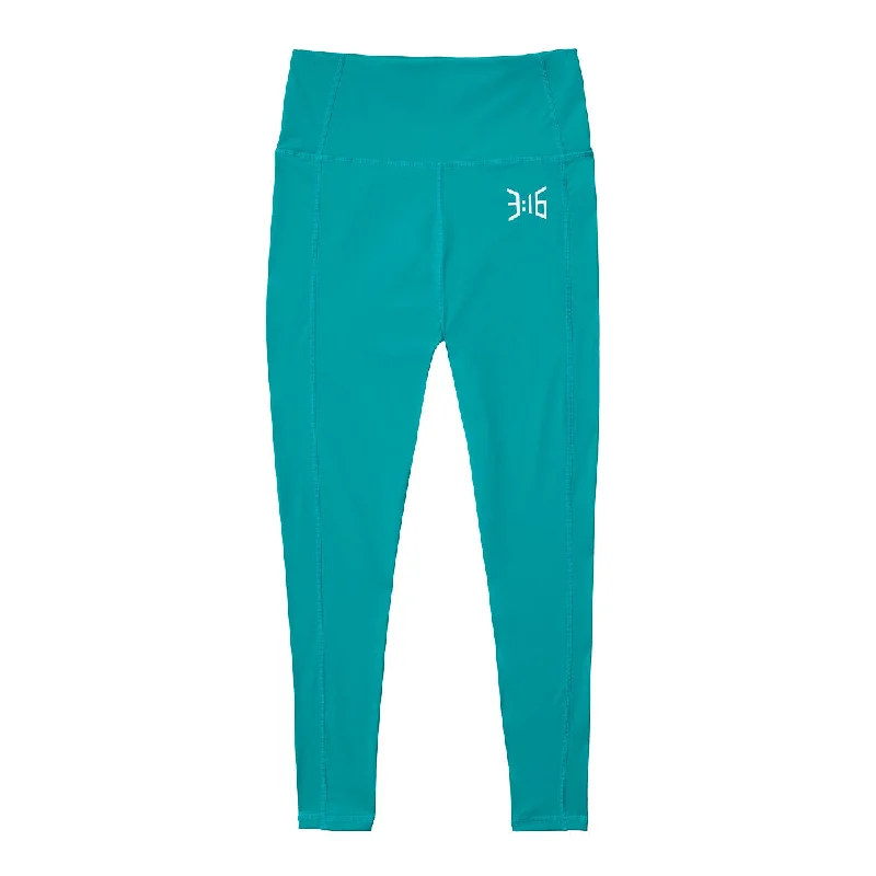 3:16 Believe High Waist Legging, Deep Lake