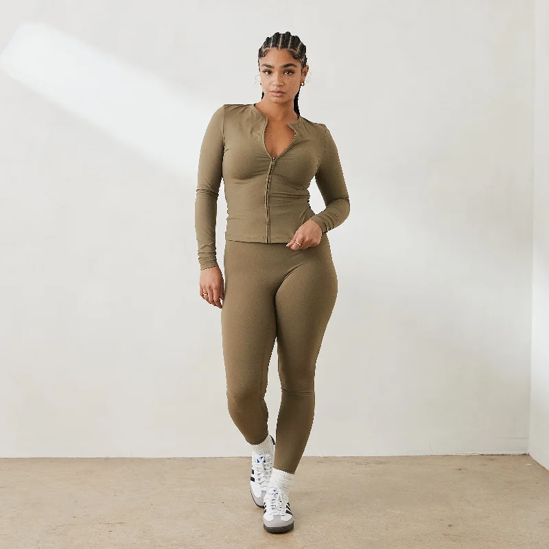 Essential Leggings - Olive