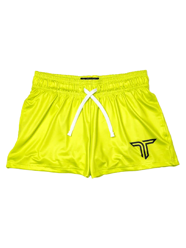 Essential Women's Gym Short (3" Inseam) - Acid Green