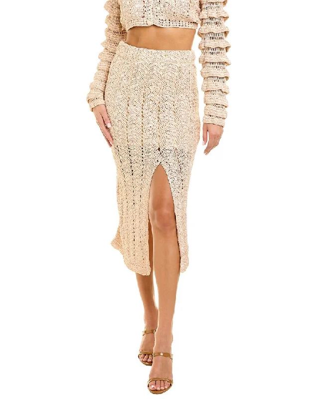 LoveShackFancy Arbor Midi Skirt