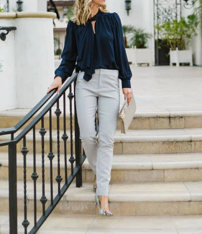 Madison Trouser In Dove