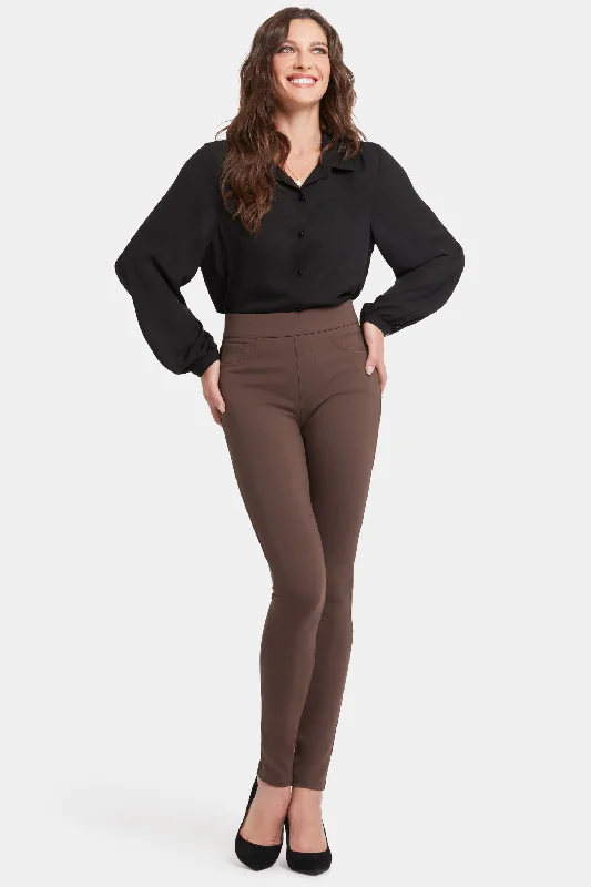 Modern Legging Pants - Coffee Bean