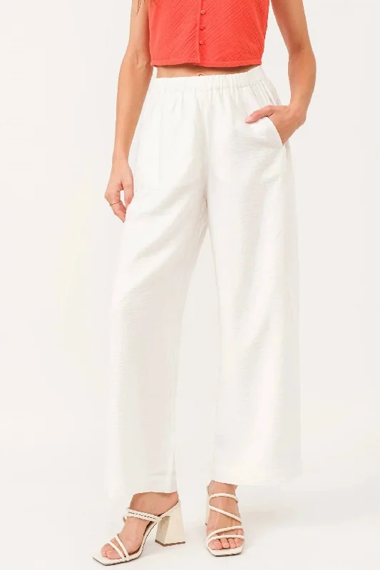 Paris Lounge Pants In White