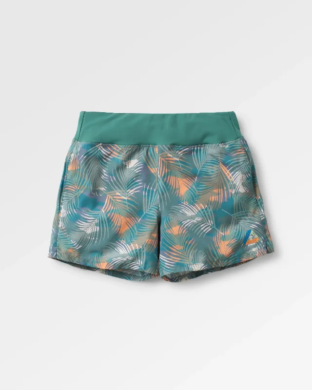 Roundtrip Recycled All Purpose Trail Short - Palm Camo Deep Sea