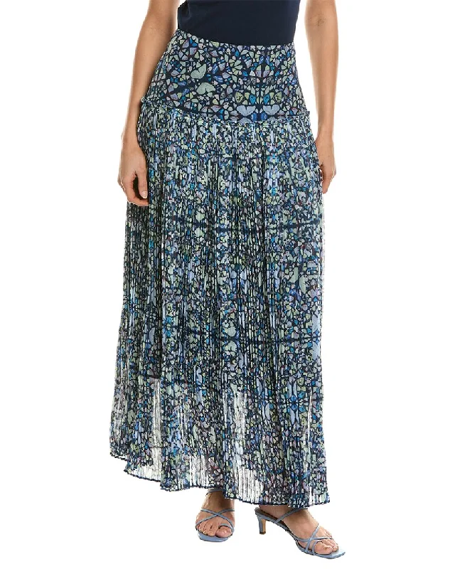 Ted Baker Corrugated Pleat Maxi Skirt