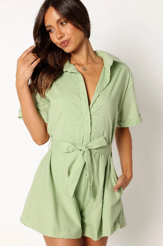 Arli Playsuit - Green