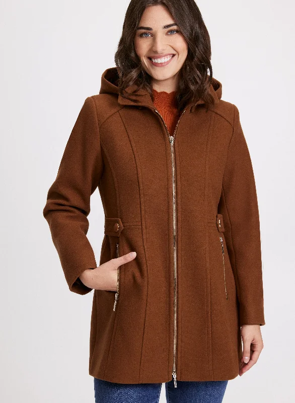 Fitted Wool Coat