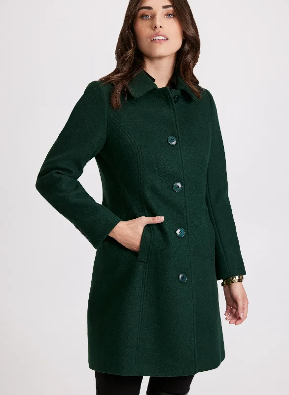 Wool Button Coat