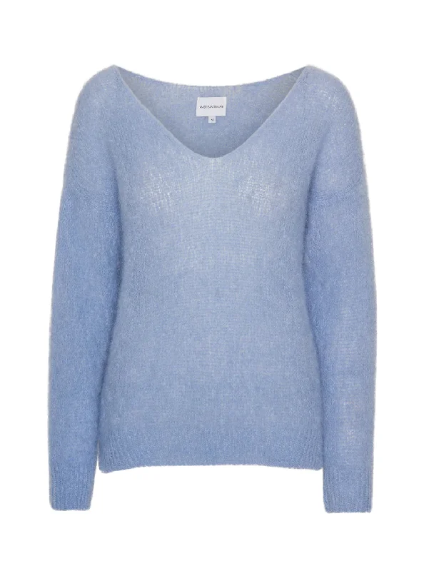 Carly Pullover - Light Blue