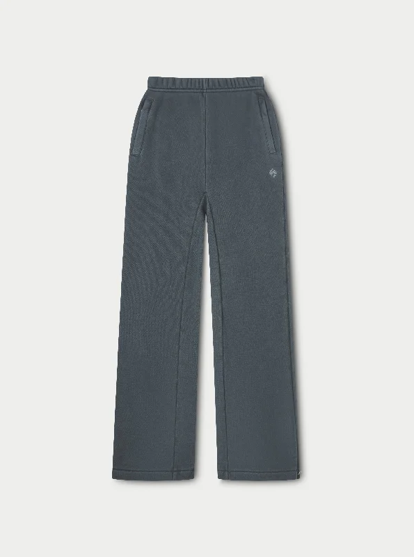 LAUNDERED CLASSICS STRAIGHT LEG JOGGERS - PETROL BLUE