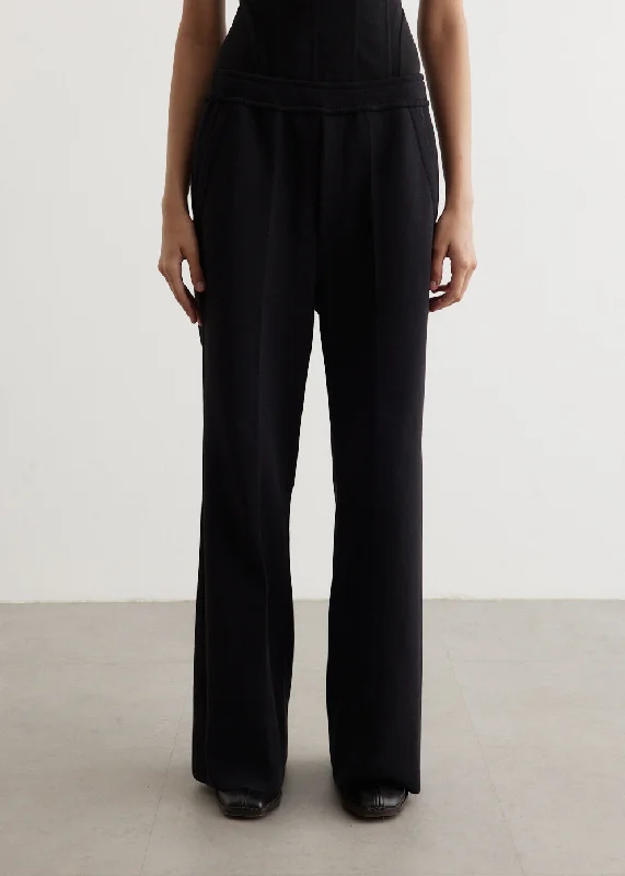 Milan Rib Wide Straight Pants