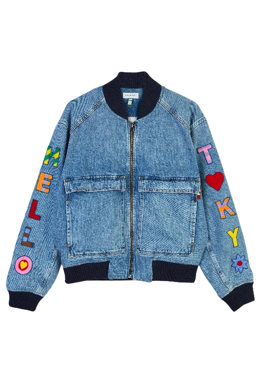 Denim Jacket Den01 Den018a Mid-Blue