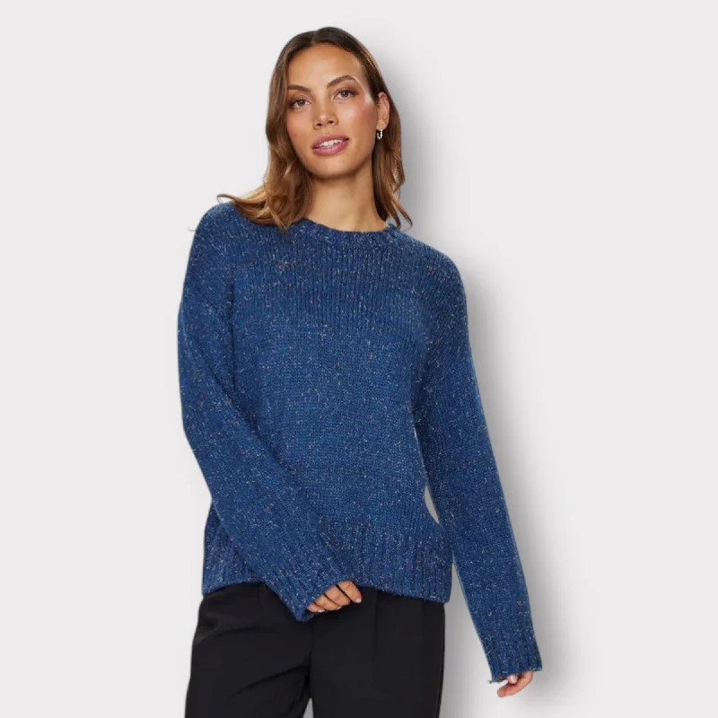 Numph Nunippa Pullover Dress Blues