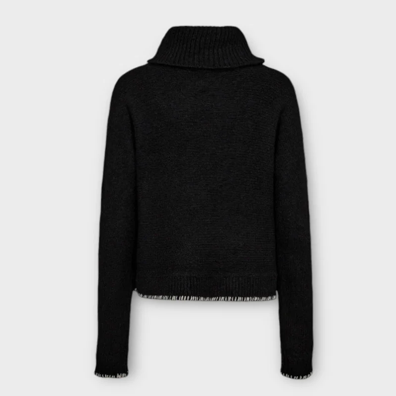 Numph Nuuma Solid Pullover Caviar