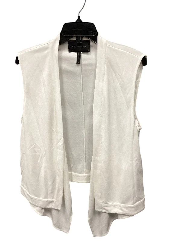 Vest Other By Bcbgmaxazria In Cream, Size: M