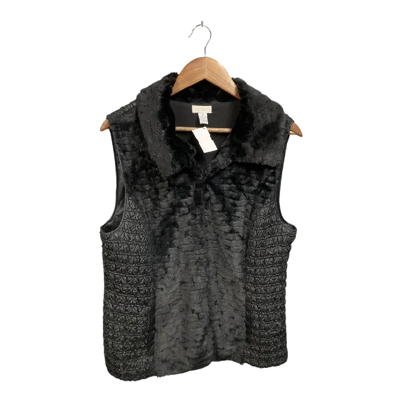 Vest Other By Chicos In Black, Size: L