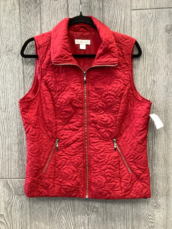 Vest Other By Christopher And Banks In Red, Size: M