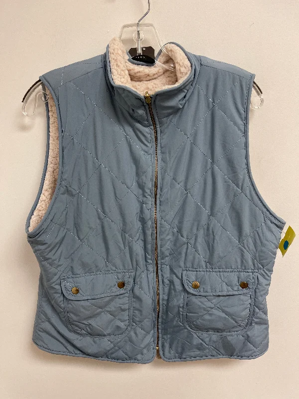 Vest Puffer & Quilted By Clothes Mentor In Blue, Size: M