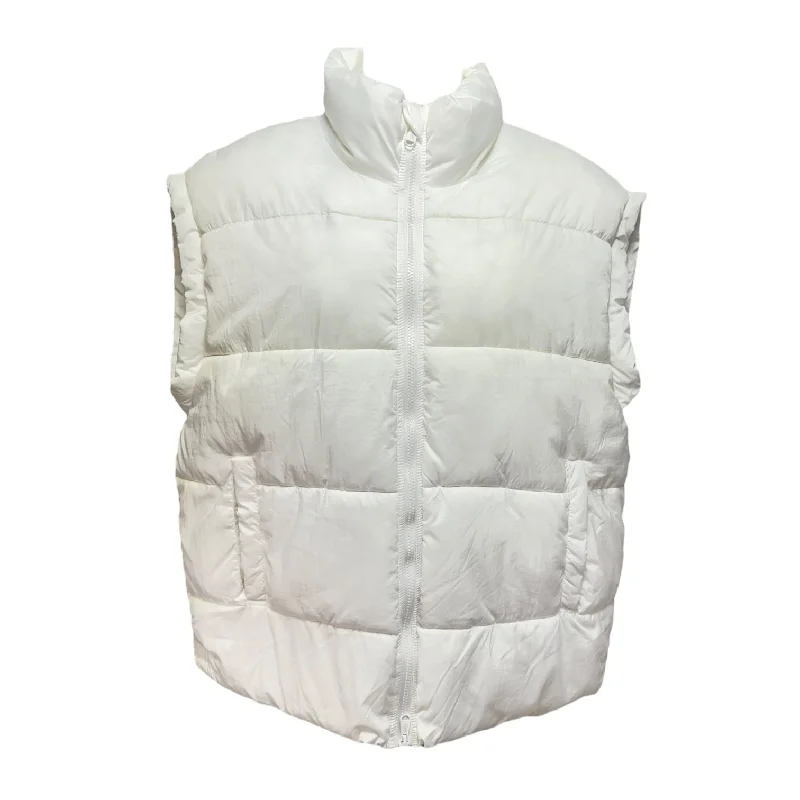 Vest Puffer & Quilted By Free People In White, Size: M