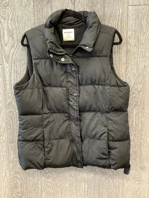 Vest Puffer & Quilted By Old Navy In Black, Size: L