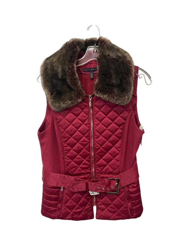 Vest Puffer & Quilted By White House Black Market In Red, Size: M