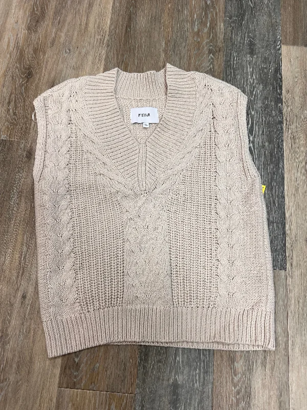 Vest Sweater By Pistola In Tan, Size: Xs