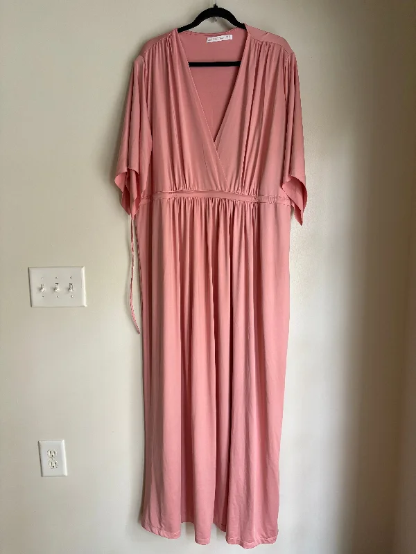 Dress Casual Maxi By Adelyn In Pink, Size: 3x