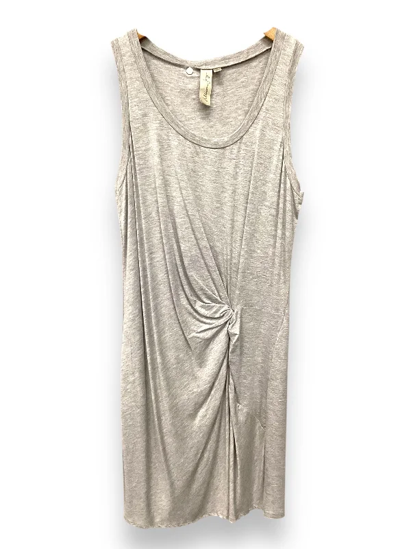 Dress Casual Maxi By Allison Gray In Grey, Size: S