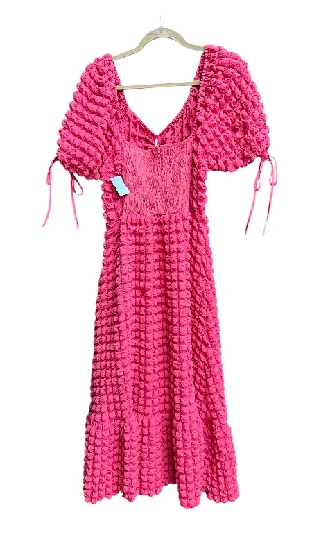 Dress Casual Maxi By Clothes Mentor In Pink, Size: L