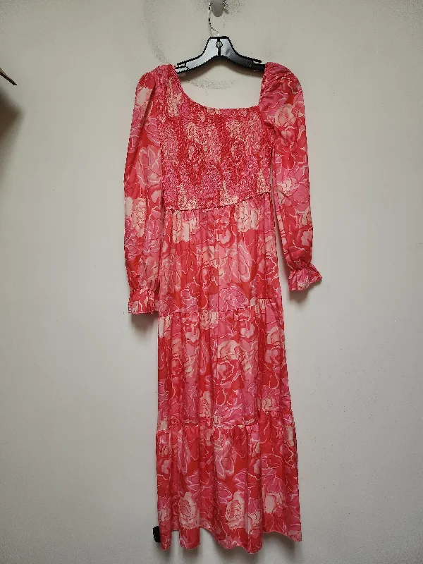 Dress Casual Maxi By Clothes Mentor In Pink, Size: S