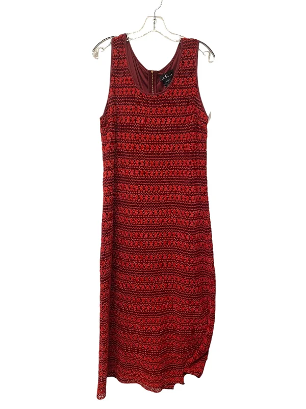 Dress Casual Maxi By Clothes Mentor In Red, Size: 1x