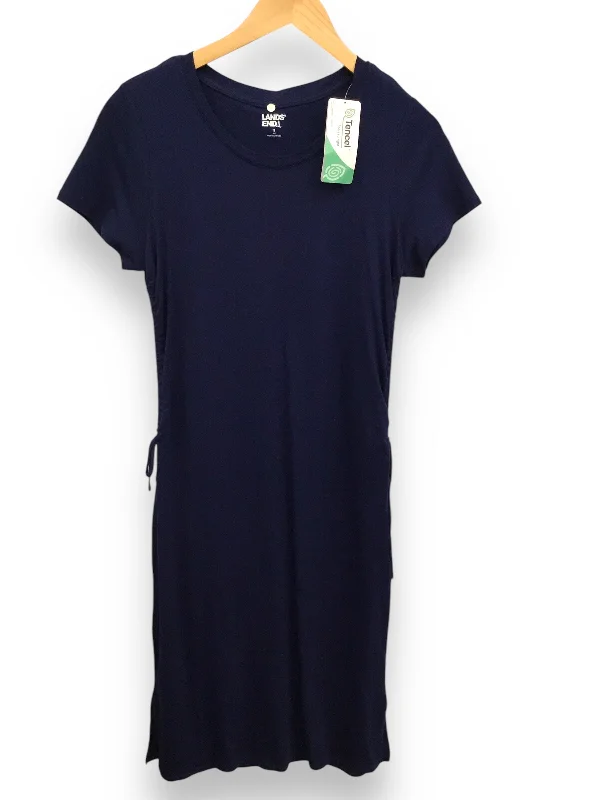 Dress Casual Maxi By Lands End In Blue, Size: S