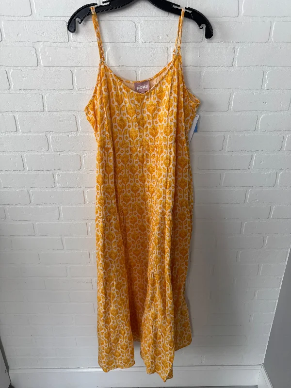 Dress Casual Maxi By Show Me Your Mumu In Yellow, Size: 1x