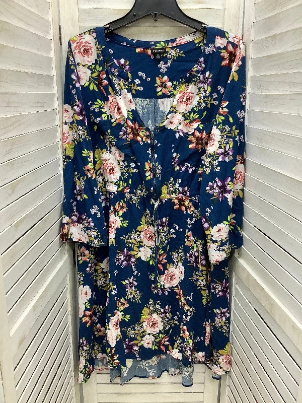 Dress Casual Maxi By Torrid In Floral Print, Size: 2x