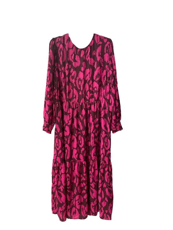 Dress Casual Maxi By Who What Wear In Pink, Size: 1x