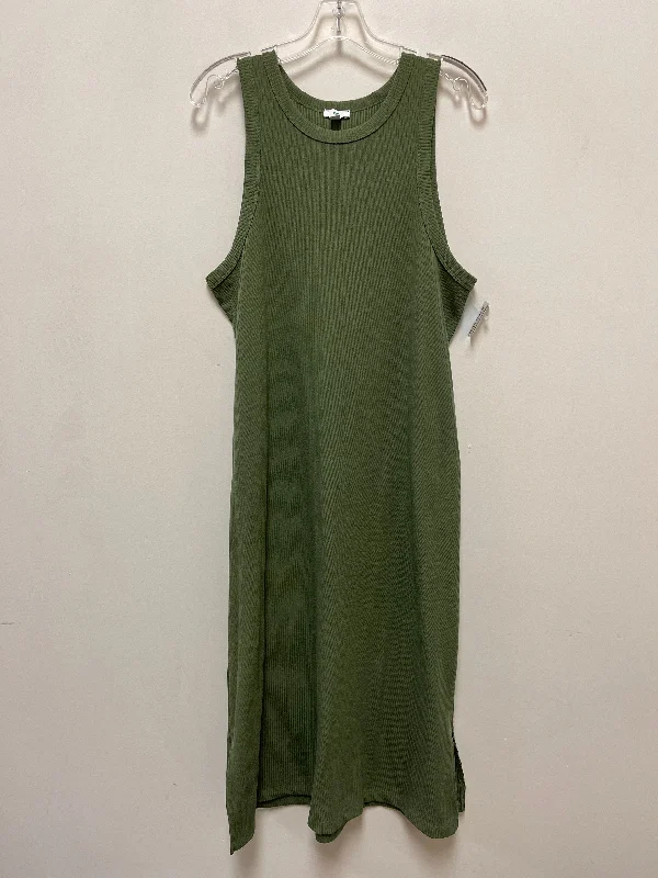 Dress Casual Midi By Dip In Green, Size: Xl