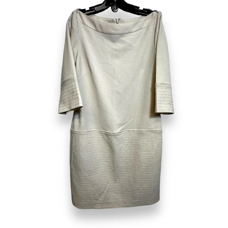 Dress Casual Midi By Jessica Simpson In Cream, Size: 12