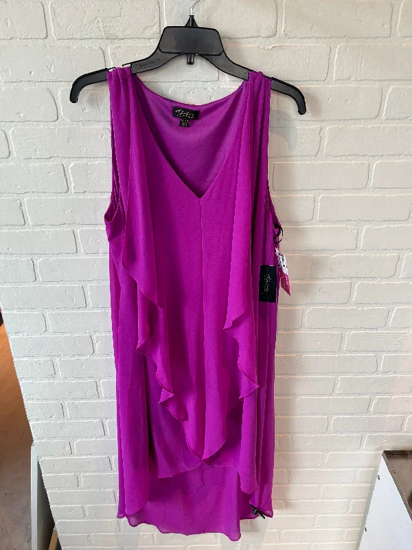 Dress Party Midi By Thalia Sodi In Purple, Size: Xl